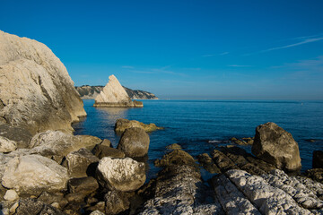 Ancona Conero Regional Park the coastline and the beaches of the Conero Mount