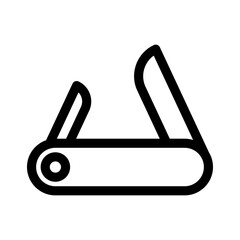 utility knife icon or logo isolated sign symbol vector illustration - high quality black style vector icons