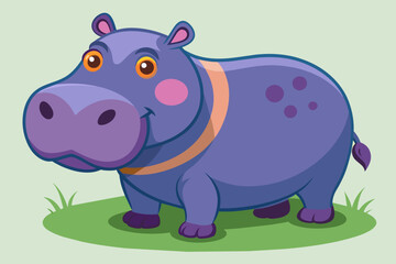 Obraz na płótnie Canvas cartoon rhino cartoon