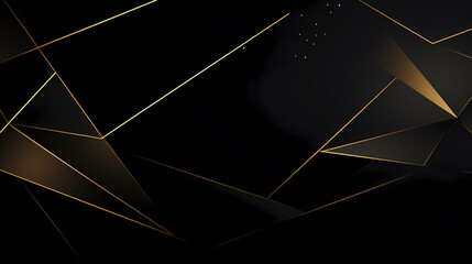 Black gold royal award graphic background lines glitter elegant sparkle modern glitter template luxury premium corporate abstract design - obrazy, fototapety, plakaty