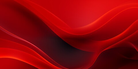 Red fuzz abstract background, in the style of abstraction creation, stimwave, precisionist lines with copy space wave wavy curve fluid design  - 778933101