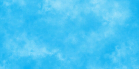 Modern Light sky blue shades watercolor background. Grunge smog texture. blue sky with clouds. blurred and grainy Blue powder explosion on white background. sky background with white fluffy clouds.