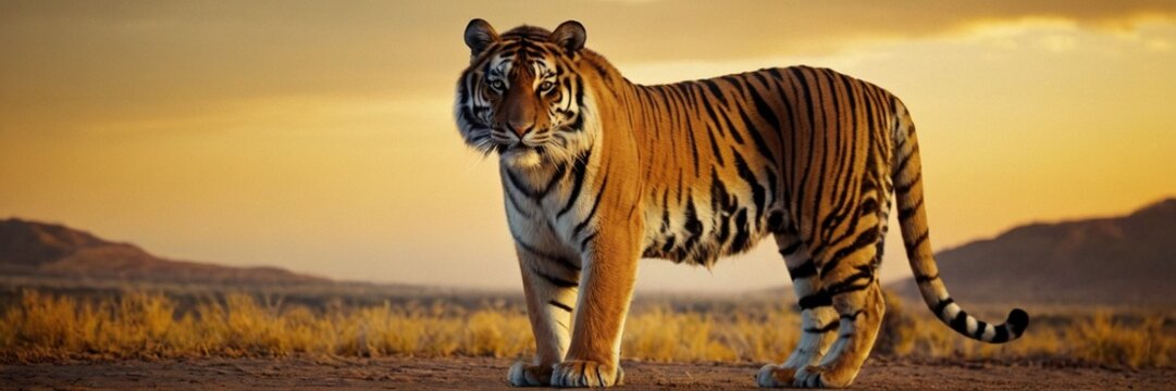 Close-up of a Sumatran tiger in a jungle.with Generative AI technology