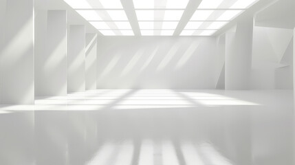 white interior background