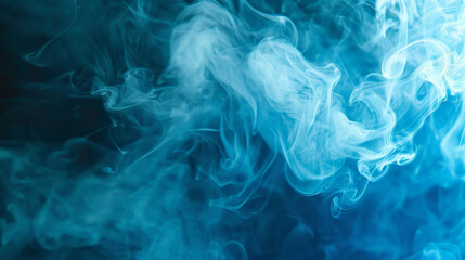 blue smoke background
