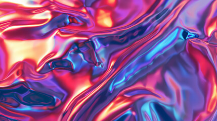 abstract background, 3d render, iridescent