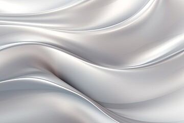 Silver fuzz abstract background, in the style of abstraction creation, stimwave, precisionist lines with copy space wave wavy curve fluid design 