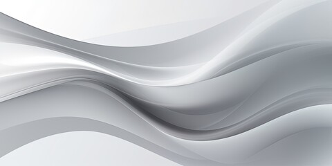 Silver fuzz abstract background, in the style of abstraction creation, stimwave, precisionist lines with copy space wave wavy curve fluid design 