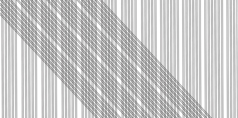 black and white vector stiped line textile with texture diagonal line pattern. - obrazy, fototapety, plakaty