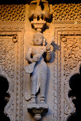 24 February 2024, Exterior View of the scenic tourist landmark Maheshwar fort (Ahilya Devi Fort )...