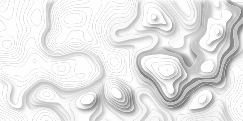 Seamless pattern with lines Topographic map. Geographic mountain relief. Abstract lines background. Contour maps. Vector illustration, Topo contour map on white background, Topographic contour lines.