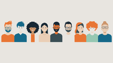 A business team. group of diverse professional people
