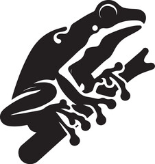 VECTORIZED POISONO FROG SILHOUETTE FOR DIGITAL CONTENT CREATION, VECTORIZED AMAZON POISONO FROG IMAGES FOR PRINTS, DIGITAL STIKERS, SOCIAL NETWORKS AND ANIMATED LOGOS