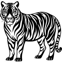 tiger head vector, black tiger face silhouette vector illustration,icon,svg,tigers characters,Holiday t shirt,Hand drawn trendy Vector illustration,lion on black background