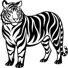 tiger head vector, black tiger face silhouette vector illustration,icon,svg,tigers characters,Holiday t shirt,Hand drawn trendy Vector illustration,lion on black background