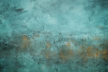 Turquoise dust and scratches design. Aged photo editor layer grunge abstract background