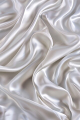 A seamless pattern of white silk fabric, illustrating the smooth, flowing drape and the subtle sheen that makes silk synonymous with luxury and timeless beauty. 32k, full ultra HD, high resolution