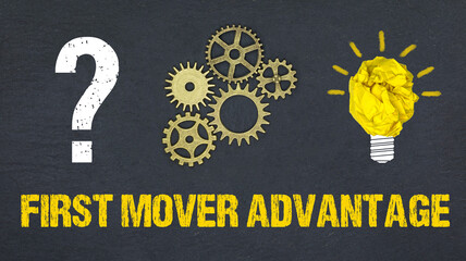 First Mover Advantage - obrazy, fototapety, plakaty