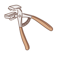 canvas pliers  illustration