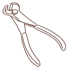 puller pliers  illustration