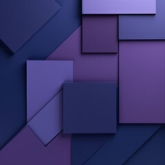 Violet abstract color paper geometry composition background with blank copy space for design geometric pattern