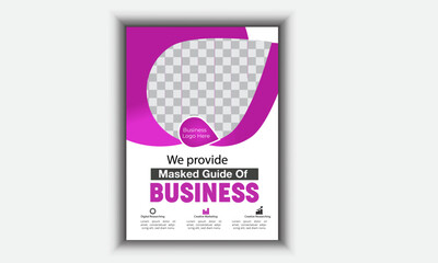 Modern  stylish business flyer multipurpose creative corporate design.