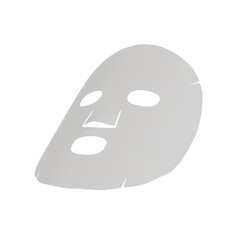 シートマスク 3Dレンダリング, face mask, facial mask, 切り抜き　合成用