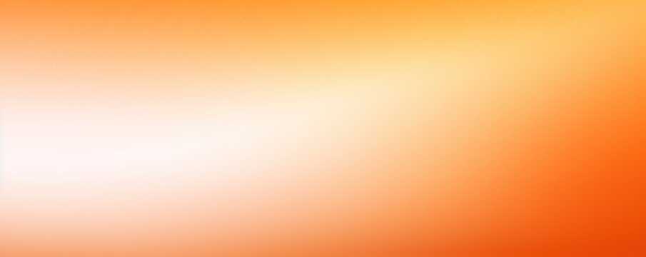 Orange white glowing grainy gradient background texture with blank copy space for text photo or product presentation 