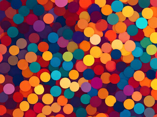 abstract background with colorful circles