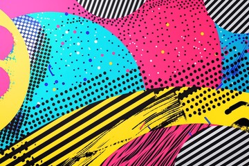 Pop art abstract background	