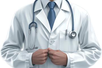 medic isolated on white background