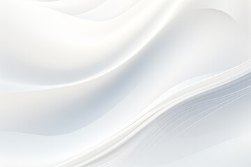 White fuzz abstract background, in the style of abstraction creation, stimwave, precisionist lines with copy space wave wavy curve fluid design 