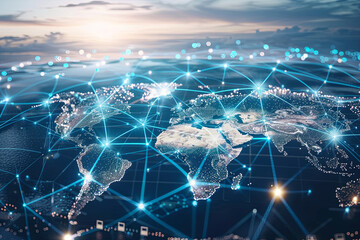 Communication technology with global internet network connected