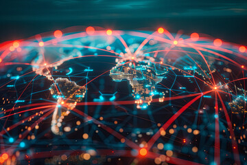 Communication technology with global internet network connected