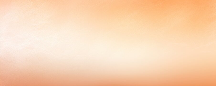 Peach white glowing grainy gradient background texture with blank copy space for text photo or product presentation 
