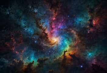 Stellar Fireworks: Witness the Brilliance of the Universe Unfold as Exploding Supernovas and Pulsating Stars Illuminate the Cosmic Canvas in a Dazzling Display
 - obrazy, fototapety, plakaty