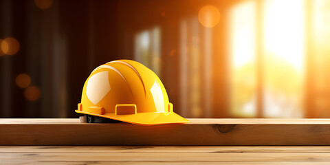 Yellow Safety Helmets, A Simple Solution for Construction Safety on Labor Day, Crafting a Comprehensive Occupational Health and Safety Policy - obrazy, fototapety, plakaty