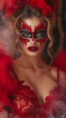 Fototapeta premium Sexy Kinky SM Party Fotos von Frauen f√ºr Flyer - 9 zu 16 Ideal f√ºr Werbung auf Social Plattformen