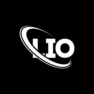 LIO logo. LIO letter. LIO letter logo design. Initials LIO logo linked with circle and uppercase monogram logo. LIO typography for technology, business and real estate brand.
