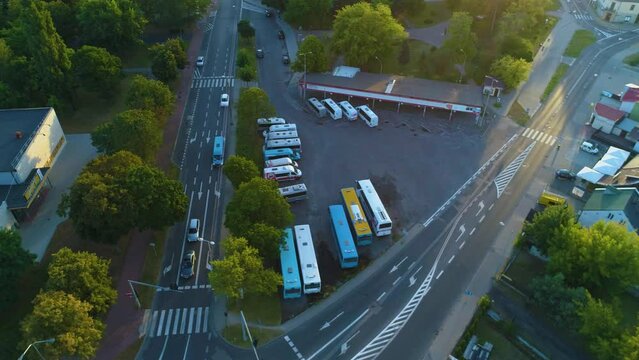 Plac Wojska Polskiego Biala Podlaska Aerial View Poland