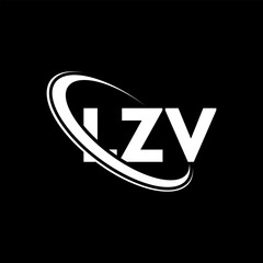 LZV logo. LZV letter. LZV letter logo design. Initials LZV logo linked with circle and uppercase monogram logo. LZV typography for technology, business and real estate brand.