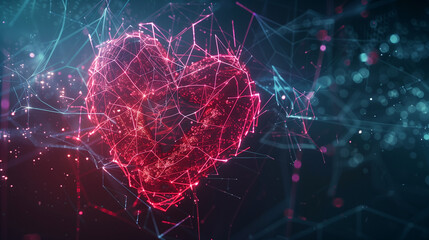 3d render of a heart