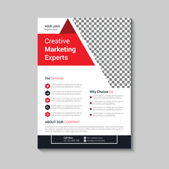 Corporate flyer design template