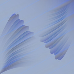 Abstract background with fan-shaped elements.