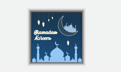 Ramadan social media post design