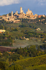 Obraz premium San Gimignano, UNESCO site, Tuscany, Italy