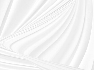beauty smooth elegrance soft fabric white abstract curve shape decorative fashion textile background
