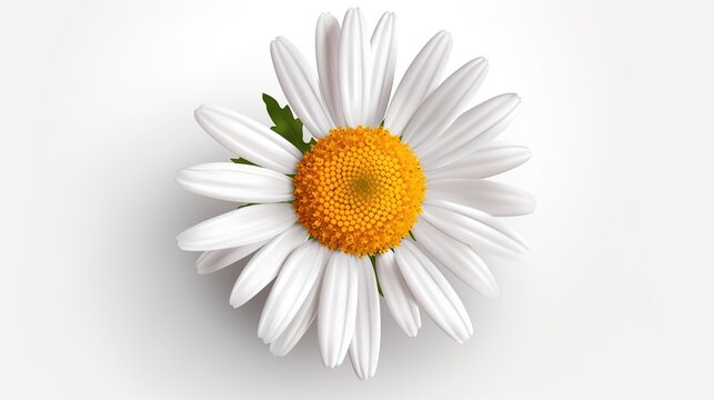 daisy isolated on white background  high definition(hd) photographic creative image