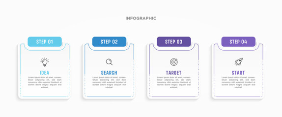 Vector infographic label design with square infographics template design and 4-5-6 options or steps. Can be used for process diagram, presentations, workflow layout, banner, flow chart, info graph.