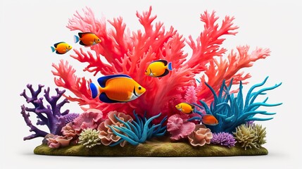 Obraz na płótnie Canvas fish in aquarium high definition(hd) photographic creative image